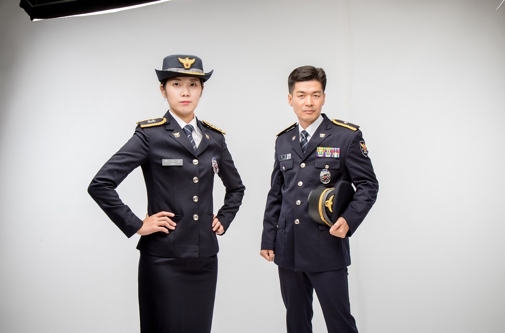 Korean police dress uniform